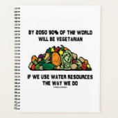 Bis 2050 werden 90% der Welt Vegetarier sein Planer (Vorderseite)