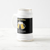 Bis 20 Jahre Käse und Bier Bierglas (Vorderseite Links)