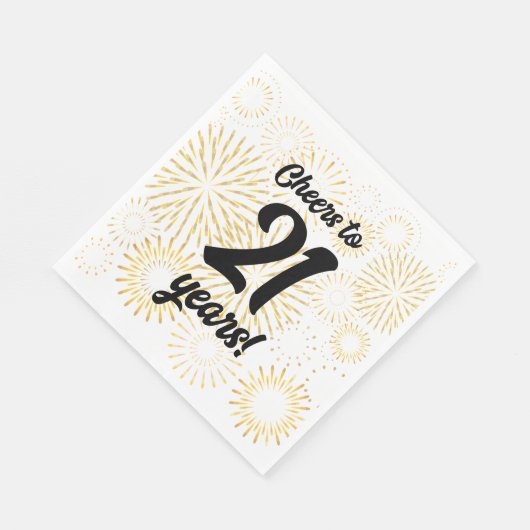 Bis 21 Jahre! Serviette (Ecke)