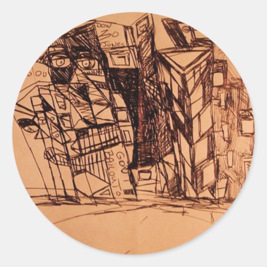 BIS 30 RUNDER AUFKLEBER (Vorderseite)