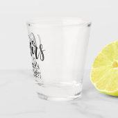 Bis 40 Jahre personalisierter Geburtstag Schnapsglas (Rechts)