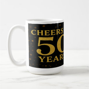 Bis 50 funkelnde Jahre Kaffeetasse
