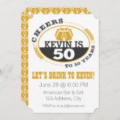 Bis 50 Jahre Einladung (Vorne/Hinten)