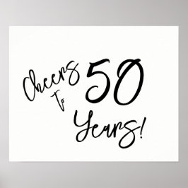 Bis 50 Jahre Poster