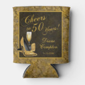 Bis 50 Jahre Schwarzes Gold Dosenkühler (Vorderseite)