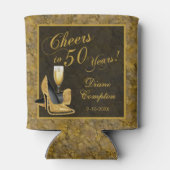 Bis 50 Jahre Schwarzes Gold Dosenkühler (Rückseite)