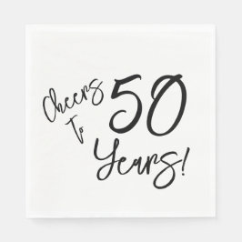 Bis 50 Jahre Serviette