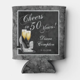 Bis 50 Jahre Silber und Schwarz Dosenkühler