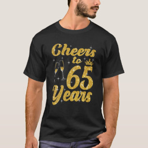 Bis 65 Jahre alte Königin Niedlich 65. Geburtstag T-Shirt