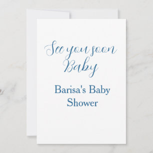 bis bald baby shower blau name datum einfach einladung