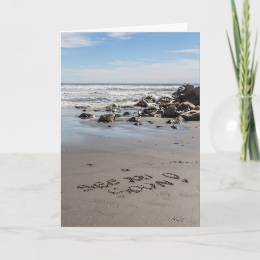 Bis bald! einladung (Vorderseite)