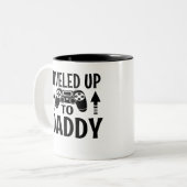 Bis dADDY Zweifarbige Tasse (Vorderseite Links)