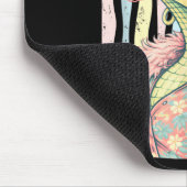Bis dann Alligator, entspannter Krokodil lustiger Mousepad (Ecke)