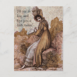 Bis das Leben besser wird Postkarte