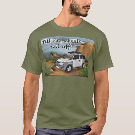 Bis das Räder Fallen ab Element T-Shirt (Vorderseite)