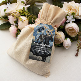 Bis dass der Tod Skelett Van Gogh Hochzeits Dankes Geschenkanhänger