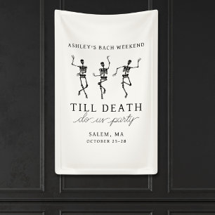 Bis dass der Tod uns feiert - Junggesellinnenabsch Banner