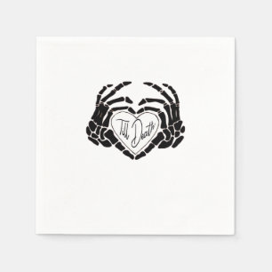 Bis dass der Tod uns lustiges Design – Gespenstisc Serviette