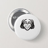 Bis dass der Tod uns lustiges Design scheidet – Ge Button (Vorne & Hinten)