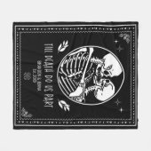 Bis dass der Tod uns scheidet Benutzerdefiniertes Fleecedecke (Vorderseite (Horizontal))