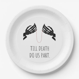 Bis dass der Tod uns scheidet Boxy Pappteller
