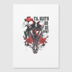 Bis dass der Tod uns scheidet Classic Magnetkarte