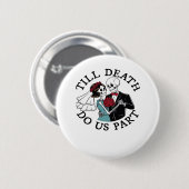 Bis dass der Tod uns scheidet Essential – Faultier Button (Vorne & Hinten)