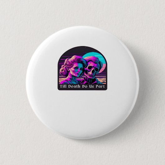 Bis dass der Tod uns scheidet Faultier und Seelenv Button (Vorderseite)
