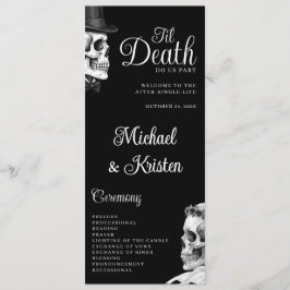Bis dass der Tod uns scheidet Gothic Schädel Schwa Programm