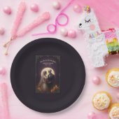 Bis dass der Tod uns scheidet Gothic-Skelette Hoch Pappteller (Party)
