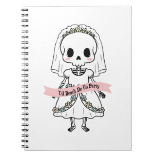 Bis dass der Tod uns scheidet Halloween Notizblock