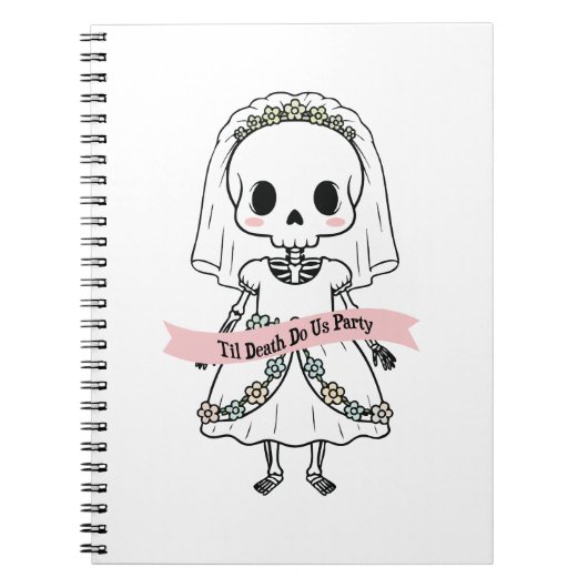 Bis dass der Tod uns scheidet Halloween Notizblock (Vorderseite)
