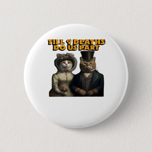 Bis dass der Tod uns scheidet Klassiker Button (Vorderseite)