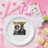 Bis dass der Tod uns scheidet Klassiker Pappteller (Party)