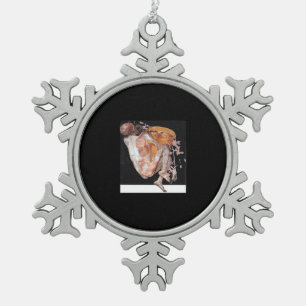 Bis dass der Tod uns scheidet Klassisch – Gruselig Schneeflocken Zinn-Ornament