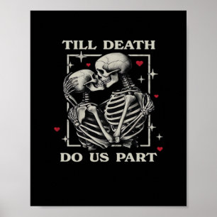 Bis dass der Tod uns scheidet – Lustiger Halloween Poster