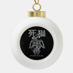 Bis dass der Tod uns scheidet – Retro-Romanze-Paro Keramik Kugel-Ornament