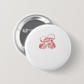 Bis dass der Tod uns scheidet (Rot Transparent) Button (Vorne & Hinten)