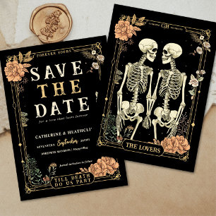 Bis dass der Tod uns scheidet Save-the-Date-Einl Einladung