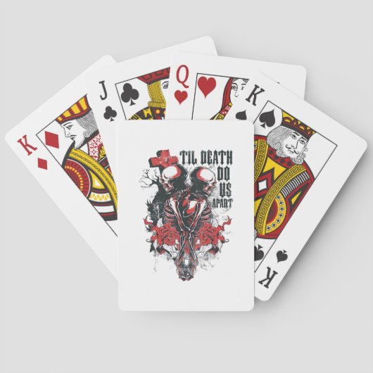 Bis dass der Tod uns scheidet Spielkarten (Rückseite)