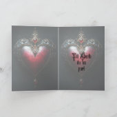 Bis dass der Tod uns scheidet Valentines Karte (Innenseite)