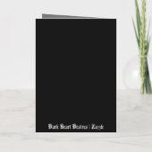 Bis dass der Tod uns scheidet Valentines Karte (Rückseite)