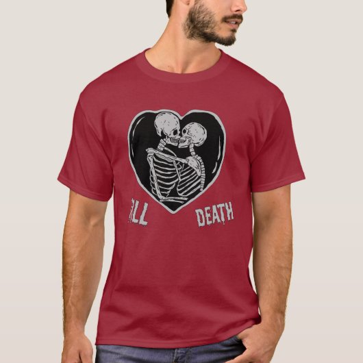 Bis Deah Emo Goth Vlanetine's Day T-Shirt (Vorderseite)