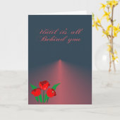 Bis deine Scheidung hinter dir ist Karte (Gelbe Blume)