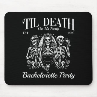 Bis der Tod die Party rettet Retro-Skelett Jungges Mousepad