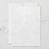 Bis der Tod macht uns Teil des gotischen Brautpart Einladung (Rückseite)