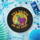 Bis der Tod macht uns Teil! Witziges Halloween-Des Pappteller (Party)