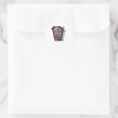 Bis der Tod uns mitmacht, Kostümidee Runder Aufkleber (Tasche)