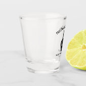 Bis der Tod uns Party Junggeselinnen-Abschied Schnapsglas (Links)