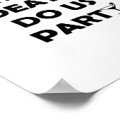 Bis der Tod uns scheidet, Classic & Basic Design Poster (Ecke)